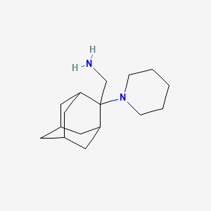 molecular formula C16H28N2 B3023558 [(2-Piperidin-1-yl-2-adamantyl)methyl]amine CAS No. 924849-12-7