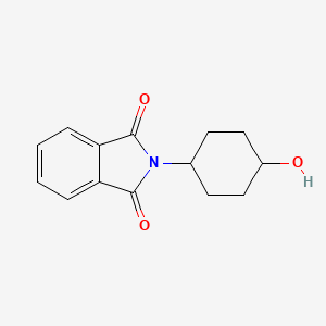 molecular formula C14H15NO3 B3023559 2-(反式-4-羟基环己基)异吲哚啉-1,3-二酮 CAS No. 104618-31-7