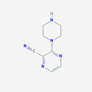 B3023561 3-(Piperazin-1-yl)pyrazine-2-carbonitrile CAS No. 306935-30-8