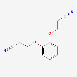 molecular formula C12H12N2O2 B3023566 3,3'-[1,2-Phenylenebis(oxy)]dipropanenitrile CAS No. 3055-89-8