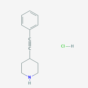 molecular formula C13H16ClN B3023577 4-(Phenylethynyl)piperidine hydrochloride CAS No. 906745-77-5