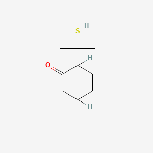 molecular formula C10H18OS B3023578 p-Mentha-8-thiol-3-one CAS No. 38462-22-5