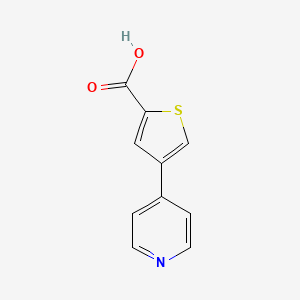 molecular formula C10H7NO2S B3023579 4-(Pyridin-4-yl)thiophene-2-carboxylic acid CAS No. 197775-53-4
