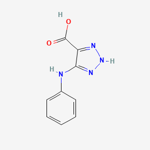 4-(Phenylamino)-1H-1,2,3-triazole-5-carboxylic acid