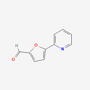 molecular formula C10H7NO2 B3023584 5-(Pyridin-2-yl)furan-2-carbaldehyde CAS No. 55484-36-1