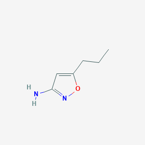 molecular formula C6H10N2O B3023585 5-Propylisoxazol-3-amine CAS No. 55809-37-5