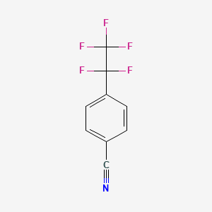 molecular formula C9H4F5N B3023587 4-(Pentafluoroethyl)benzonitrile CAS No. 128273-61-0