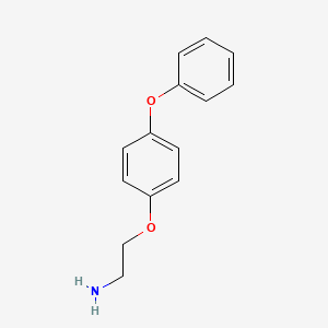 molecular formula C14H15NO2 B3023596 2-(4-Phenoxyphenoxy)ethanamine CAS No. 72490-14-3