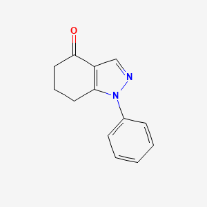 molecular formula C13H12N2O B3023604 1-phenyl-6,7-dihydro-1H-indazol-4(5H)-one CAS No. 14823-31-5