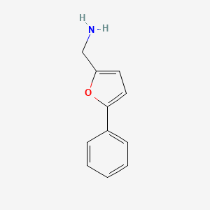 molecular formula C11H11NO B3023609 (5-Phenylfuran-2-yl)methanamine CAS No. 39170-18-8