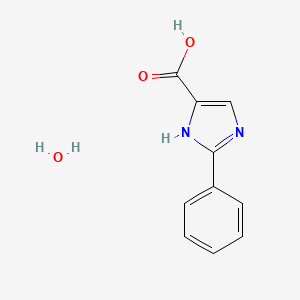 molecular formula C10H10N2O3 B3023617 2-Phenyl-1H-imidazole-4-carboxylic acid hydrate CAS No. 1052410-02-2