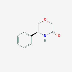 molecular formula C10H11NO2 B3023622 (5S)-5-phenylmorpholin-3-one CAS No. 1052209-96-7