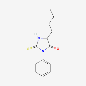 molecular formula C13H16N2OS B3023630 Phenylthiohydantoin-norleucine CAS No. 4333-22-6