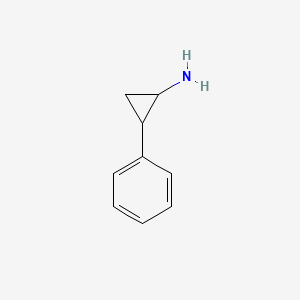 B3023641 Tranylcypromine CAS No. 54-97-7