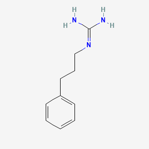 molecular formula C10H15N3 B3023647 3-Phenylpropylguanidine CAS No. 7565-21-1