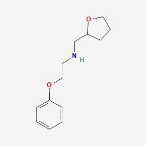 (2-Phenoxyethyl)(tetrahydrofuran-2-ylmethyl)amine