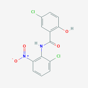 5-Chloro-N-(2-chloro-6-nitrophenyl)-2-hydroxybenzamide