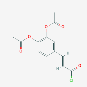 3,4-Diacetoxycinnamoyl chloride