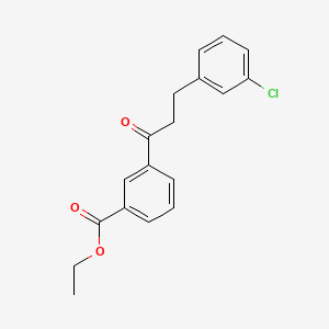 3-(3-Chlorophenyl)-3'-carboethoxypropiophenone