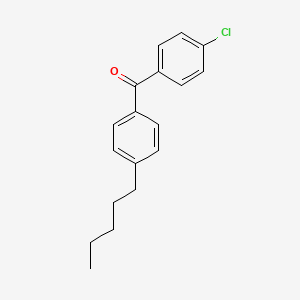 molecular formula C18H19ClO B3023718 4-Chloro-4'-n-pentylbenzophenone CAS No. 951887-48-2