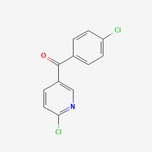 molecular formula C12H7Cl2NO B3023722 5-(4-Chlorobenzoyl)-2-chloropyridine CAS No. 80099-94-1