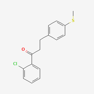 2'-Chloro-3-(4-thiomethylphenyl)propiophenone