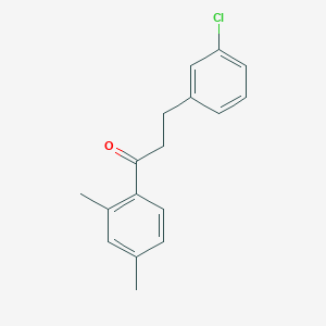 3-(3-Chlorophenyl)-2',4'-dimethylpropiophenone