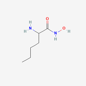 molecular formula C6H14N2O2 B3023843 Hexanamide, 2-amino-N-hydroxy- CAS No. 69749-17-3