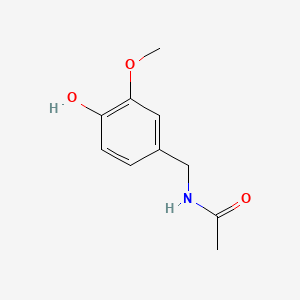 molecular formula C10H13NO3 B3023844 N-(4-Hydroxy-3-methoxybenzyl)acetamide CAS No. 53527-04-1