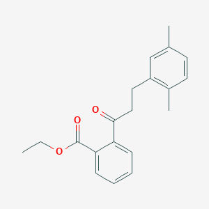 2'-Carboethoxy-3-(2,5-dimethylphenyl)propiophenone