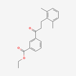 3'-Carboethoxy-3-(2,6-dimethylphenyl)propiophenone