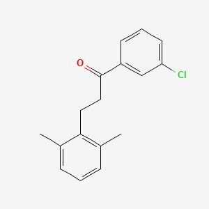 3'-Chloro-3-(2,6-dimethylphenyl)propiophenone