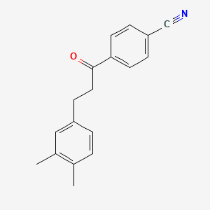 4'-Cyano-3-(3,4-dimethylphenyl)propiophenone