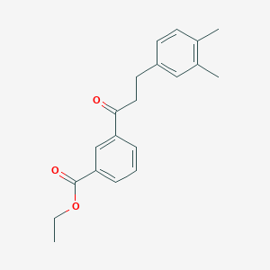 3'-Carboethoxy-3-(3,4-dimethylphenyl)propiophenone