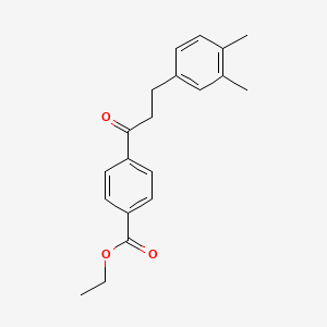 4'-Carboethoxy-3-(3,4-dimethylphenyl)propiophenone
