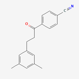 4'-Cyano-3-(3,5-dimethylphenyl)propiophenone