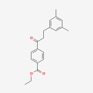 4'-Carboethoxy-3-(3,5-dimethylphenyl)propiophenone