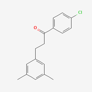 4'-Chloro-3-(3,5-dimethylphenyl)propiophenone