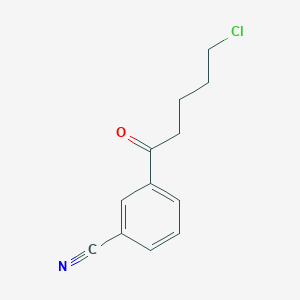 5-Chloro-1-(3-cyanophenyl)-1-oxopentane