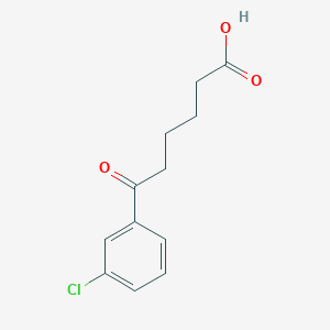 molecular formula C12H13ClO3 B3023921 6-(3-Chlorophenyl)-6-oxohexanoic acid CAS No. 898765-71-4