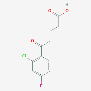 5-(2-Chloro-4-fluorophenyl)-5-oxovaleric acid