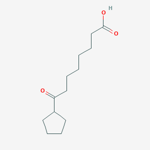 molecular formula C13H22O3 B3023926 8-Cyclopentyl-8-oxooctanoic acid CAS No. 898766-79-5