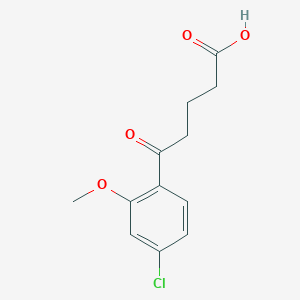 5-(4-Chloro-2-methoxyphenyl)-5-oxovaleric acid