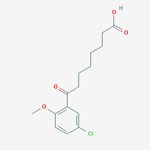 8-(5-Chloro-2-methoxyphenyl)-8-oxooctanoic acid