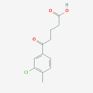 molecular formula C12H13ClO3 B3023950 5-(3-氯-4-甲苯基)-5-氧代戊酸 CAS No. 951892-71-0