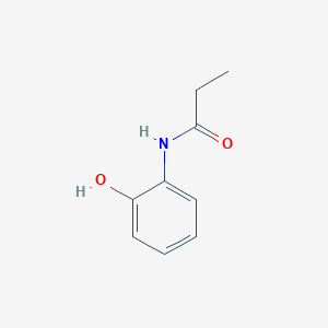 molecular formula C9H11NO2 B3023956 N-(2-羟基苯基)丙酰胺 CAS No. 6963-37-7