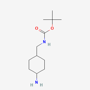 molecular formula C12H24N2O2 B3023965 顺式-4-(Boc-氨甲基)环己胺 CAS No. 866548-92-7