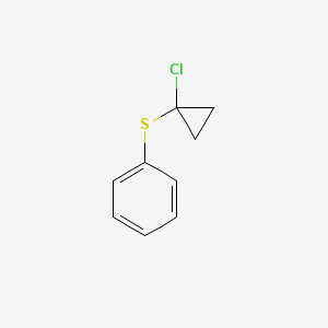 molecular formula C9H9ClS B3023968 [(1-Chlorocyclopropyl)thio]benzene CAS No. 64416-57-5
