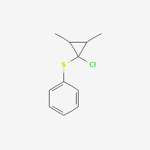 [(1-Chloro-2,3-dimethylcyclopropyl)thio]benzene