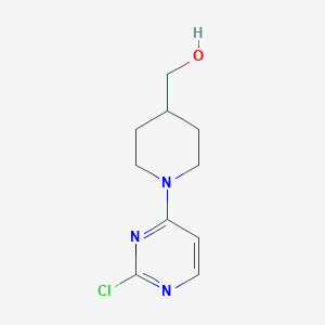 molecular formula C10H14ClN3O B3023984 [1-(2-Chloropyrimidin-4-yl)piperidin-4-yl]methanol CAS No. 954228-21-8